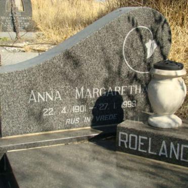 ROELAND Anna Margaretha 1901-1999