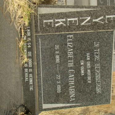 REYNEKE Elizabeth Catharina 1890-1989