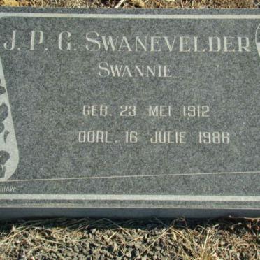 SWANEVELDER J.P.G. 1912-1986