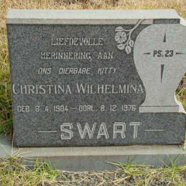 SWART Christina Wilhelmina 1904-1976