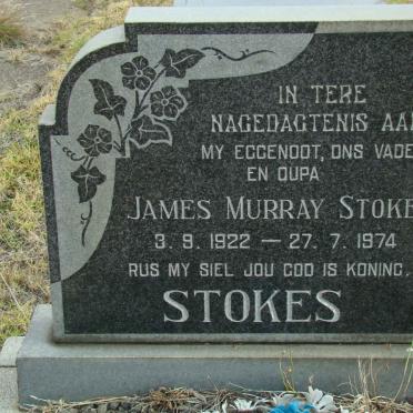 STOKES James Murray 1922-1974