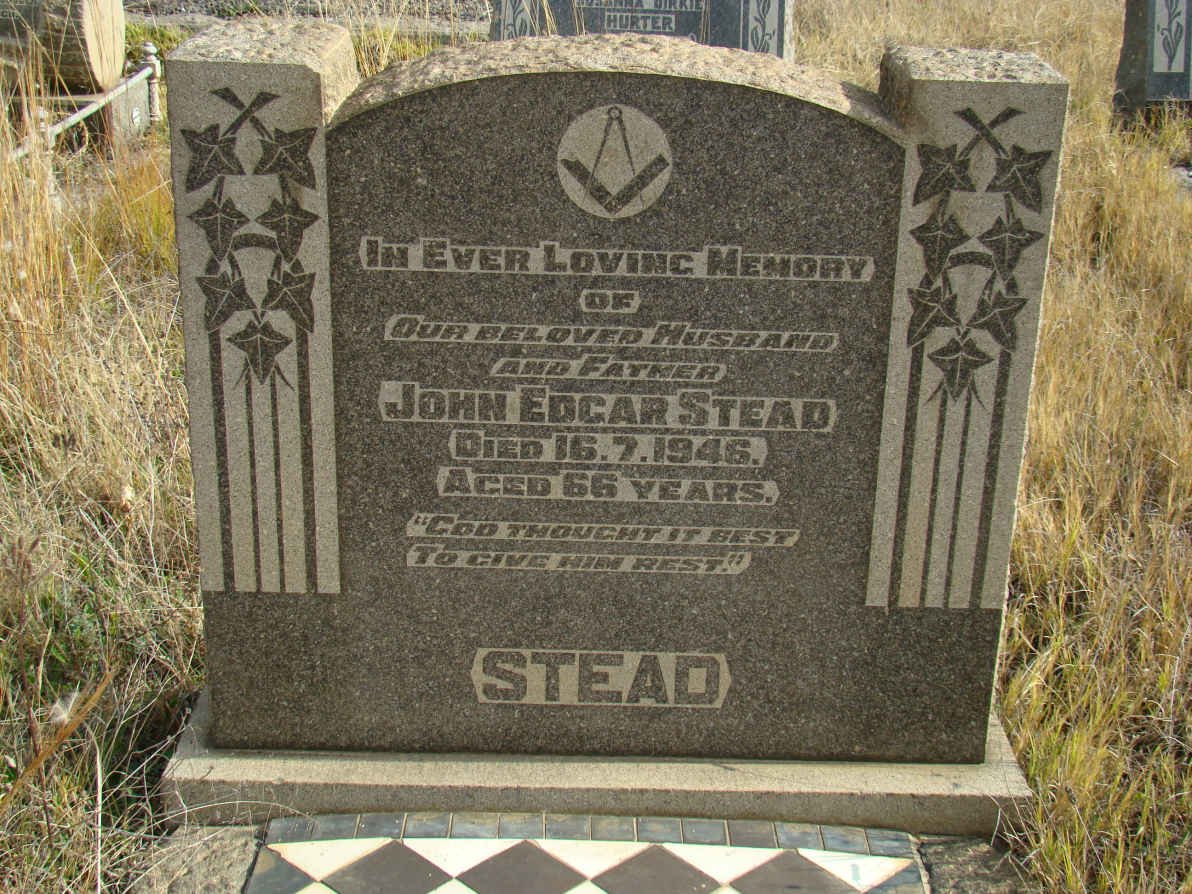 STEAD John Edgar -1946