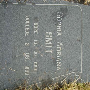 SMIT Sophia Andriana 1906-1990