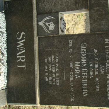 SWART Susanna Gertruida Maria 1890-1966