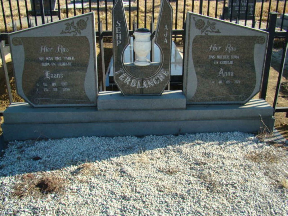 TERBLANCHE Faans  &amp; Anna