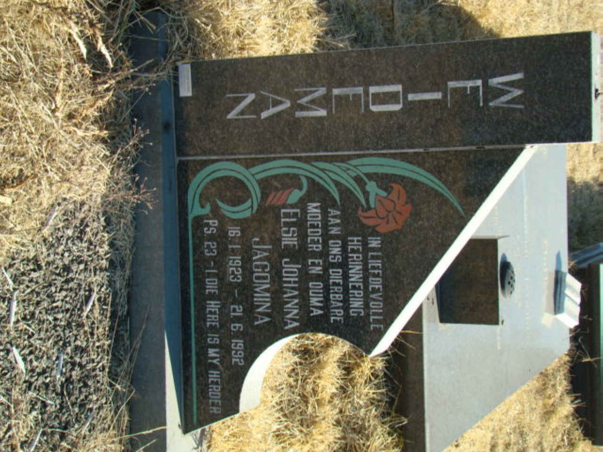 WEIDEMAN Elsie Johanna Jacomina 1923-1992