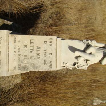 WESSELS Alma Aletta Maria 1931-1936