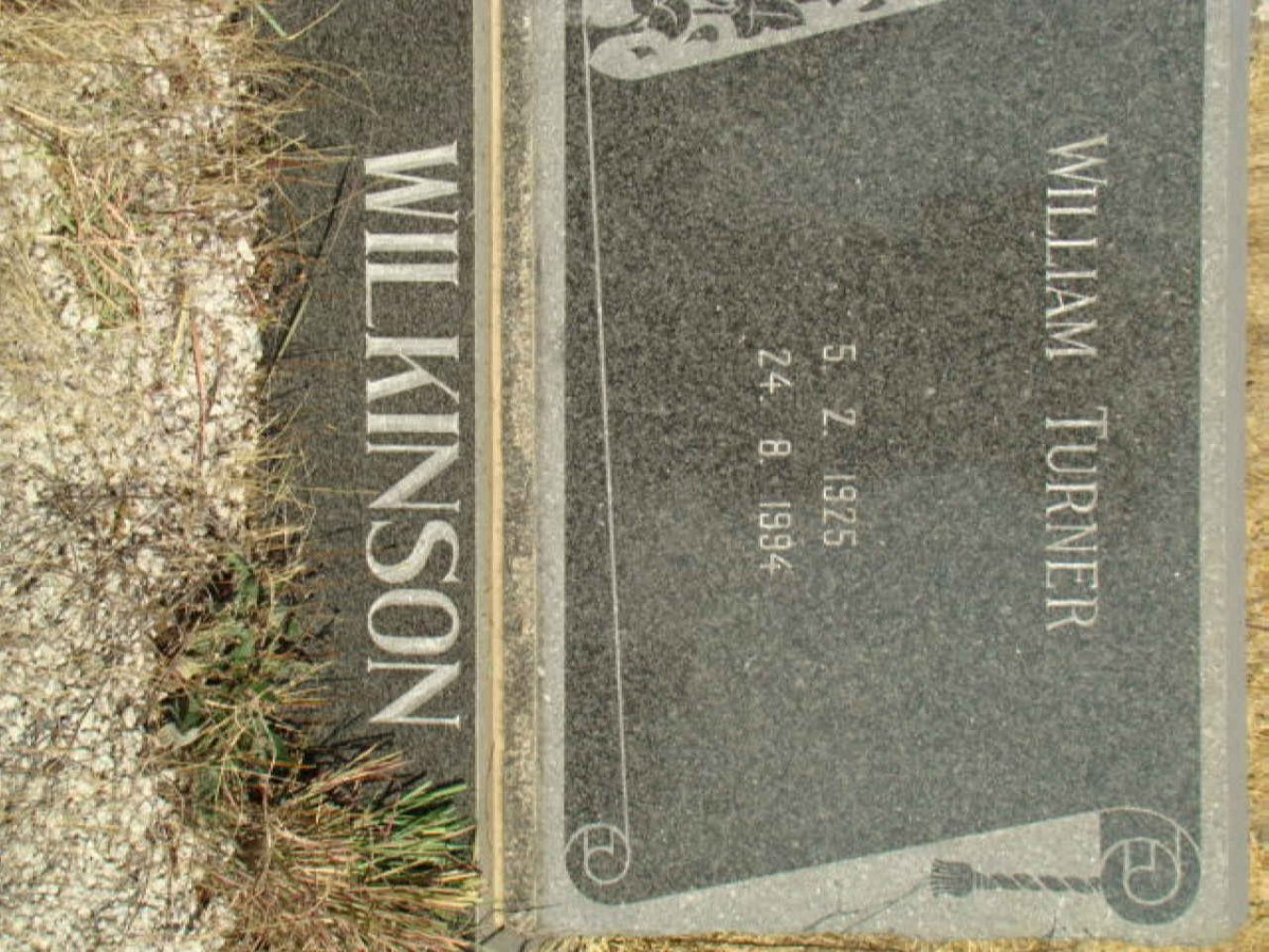 WILKINSON William Turner 1925-1994