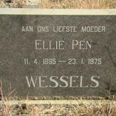WESSELS Ellie Pen 1885-1975