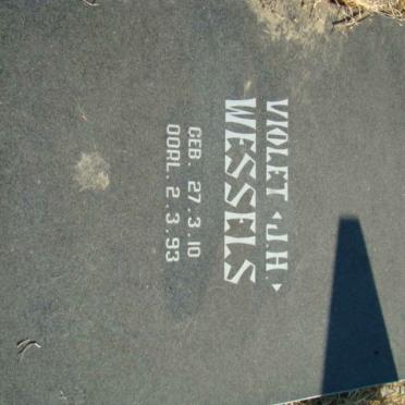 WESSELS J.H. 1910-1993
