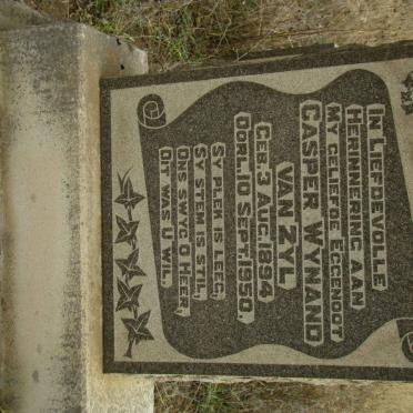 ZYL Casper Wynand, van 1894-1950