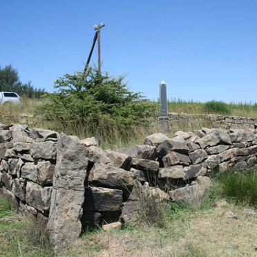 Free State, VREDE district, Langverwag 1075, farm cemetery