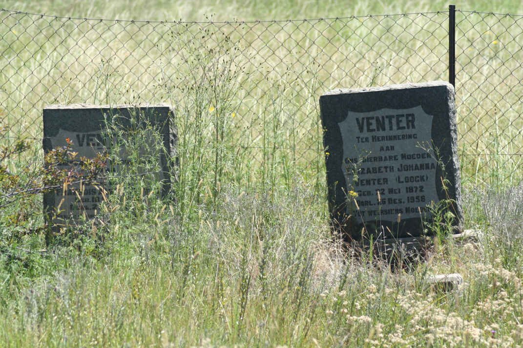 VENTER Francois Alwyn 1871-1944 &amp; Elizabeth Johanna LOOCK 1875-1958