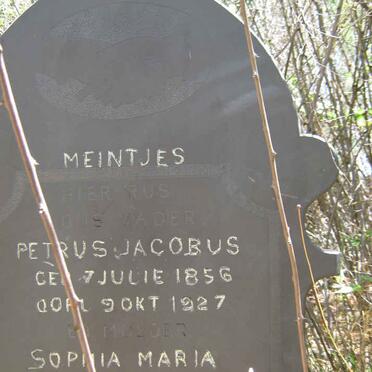 MEINTJES Petrus Jacobus 1856-1927 &amp; Sophia Maria 1861-193?