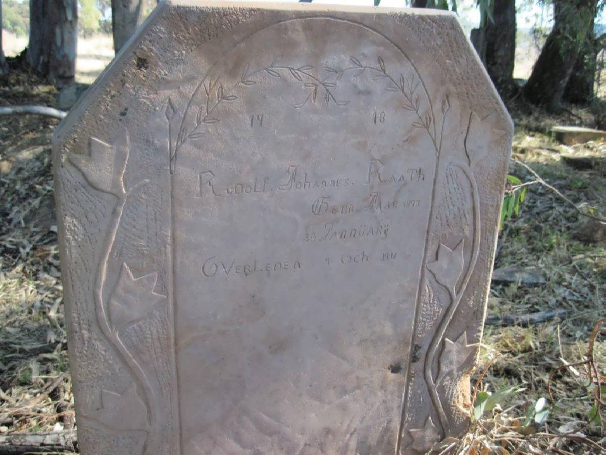 RAATH Rudolf Johannes 1877-1911