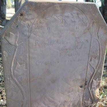 RAATH Rudolf Johannes 1877-1911