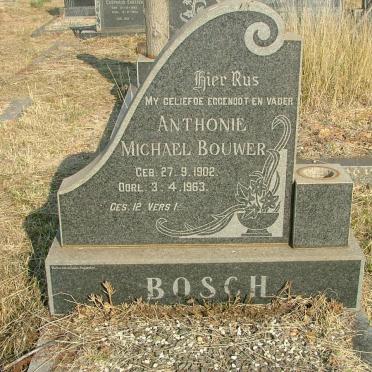 BOSCH Anthonie Michael Bouwer 1902-1963