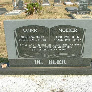 BEER ?, de 1916-1996 &amp; ? 1916-1999