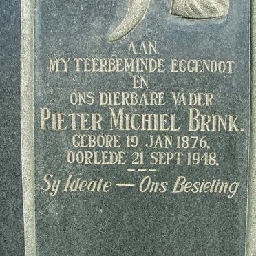 BRINK Pieter Michiel 1876-1948
