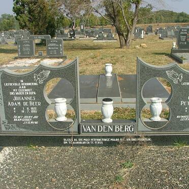 BERG Johannes Adam De Beer, van den 1922-1995 &amp; Cornelia Petronella 1925-