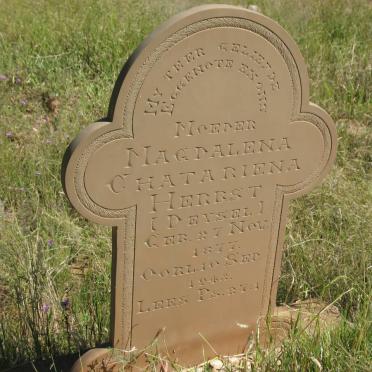 HERBST Magdalena Chatariena nee DEYSEL 1877-1948