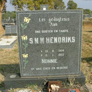 HENDRIKS S.M.M. 1906-1993