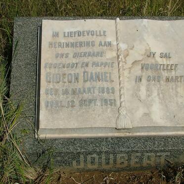 JOUBERT Gideon Daniel 1889-1951