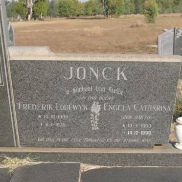 JONCK Frederik Lodewyk 1903-1975 &amp; Engela Catharina SMITH 1909-1998