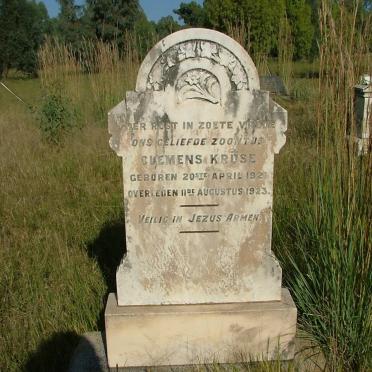 KRUSE Clemens 1921-1923