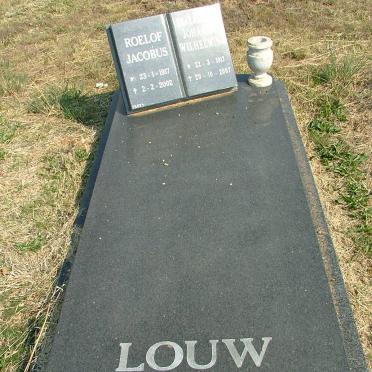 LOUW Roelof Jacobus 1917-2002 &amp; Elizabeth Johanna Wilhelmina 1917-2007 