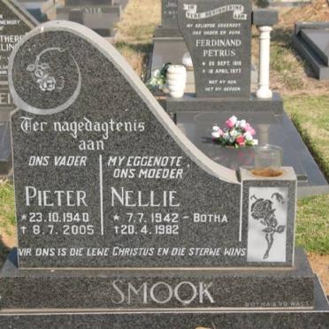 SMOOK Pieter 1940-2005 &amp; Nellie BOTHA 1942-1982