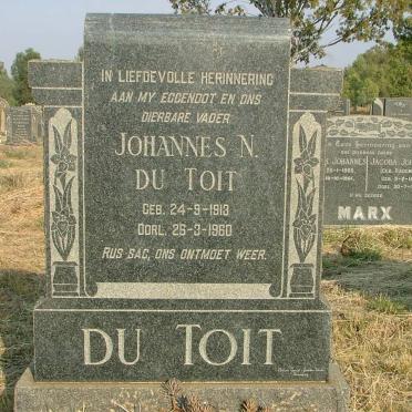 TOIT Johannes N., du 1913-1960