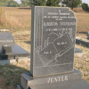 VENTER Albertus Stephanus 1906-1972