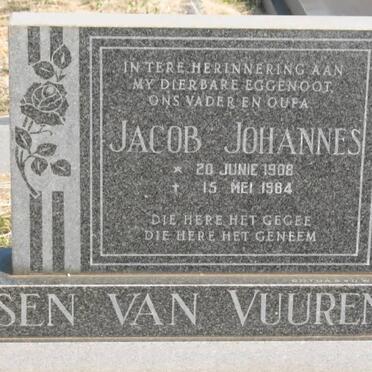 VUUREN Jacob Johannes, Jansen van 1908-1984