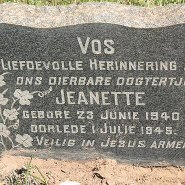 VOS Jeanette 1940-1945