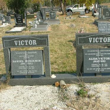 VICTOR Daniel Benjamin 1932-2001 &amp; Alida 1945-2000