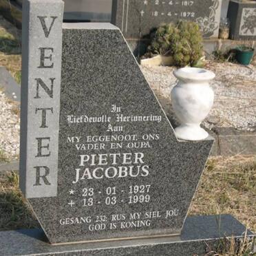 VENTER Pieter Jacobus 1927-1999