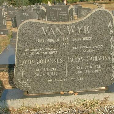 WYK Louis Johannes, van 1893-1966 &amp; Jacoba Catharina 1905-1978
