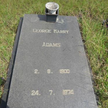 ADAMS George Harry 1900-1974