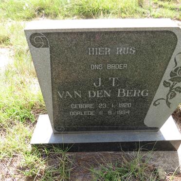 BERG J.T., van den 1920-1984
