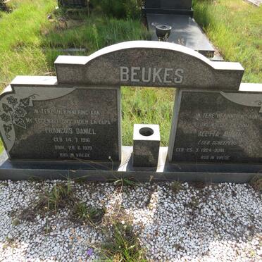 BEUKES Francois Daniel 1916-1979 & Aletta Adriana SCHEEPERS 1924-1994 _1