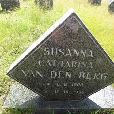 BERG Susanna Catharina, van den 1909-1992