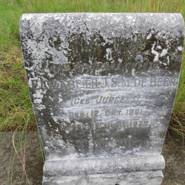 BEER Elizabeth J.S.M.. de nee JURGENS 1881-1929