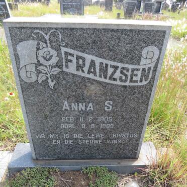 FRANZSEN Anna S. 1905-1989