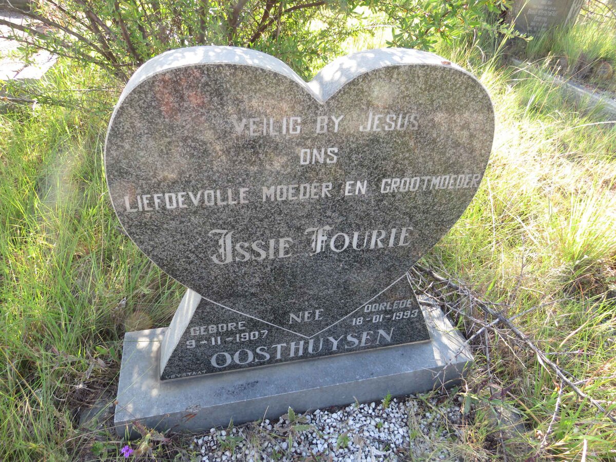FOURIE Issie nee OOSTHUYSEN 1907-1993