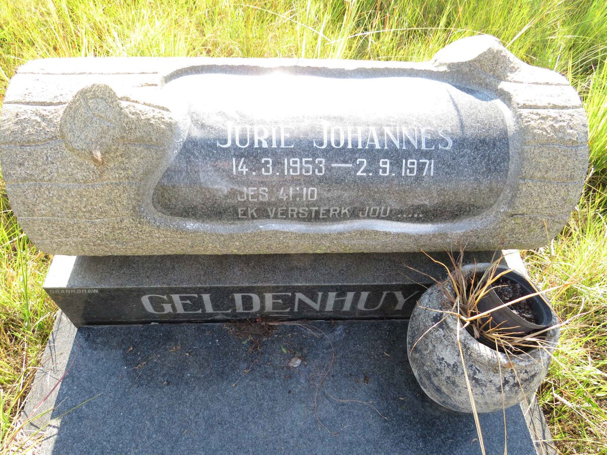 GELDENHUYS Jurie Johannes 1953-1971