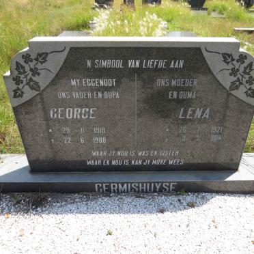 GERMISHUYSE George 1918-1988 & Lena 1921-2014