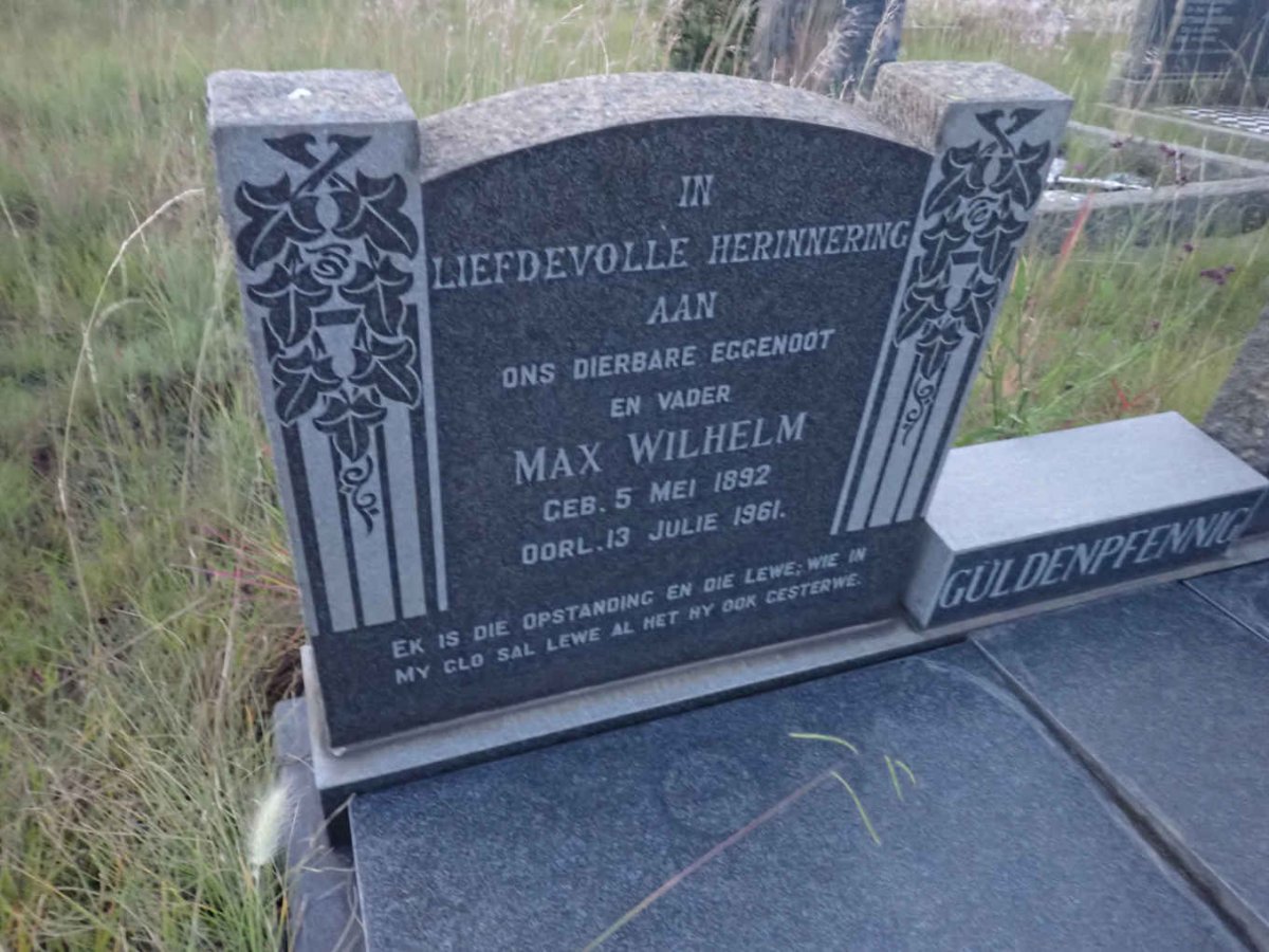 GULDENPFENNIG Max Wilhelm 1892-1961 