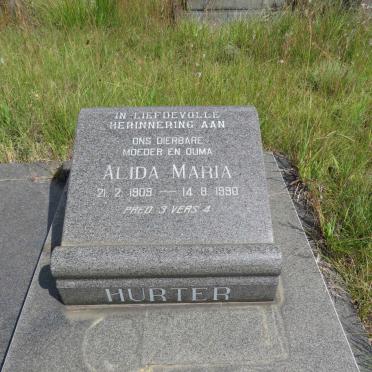 HURTER Alida Maria 1909-1998