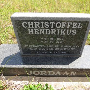 JORDAAN Christoffel Hendrikus 1976-2007